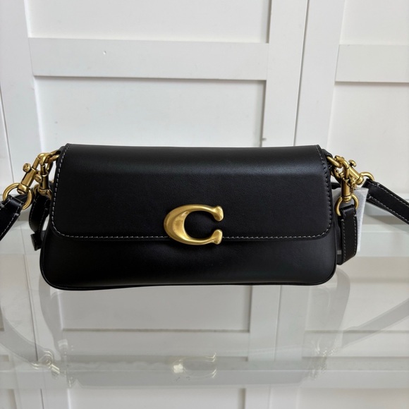Coach Handbags - Coach Black Leather Mini Tabby Shoulder Bag